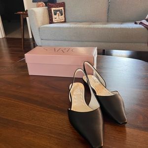 Never worn, Sarto slingback flats